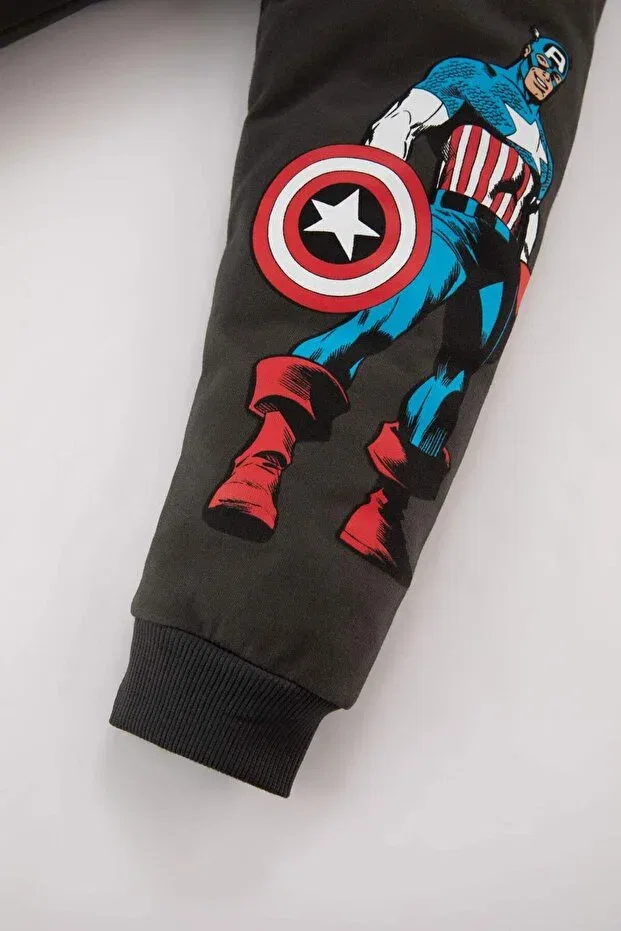 Детские спортивные штаны для мальчиков хлопковые Marvel Comics Defacto, Anthracite-Ar202 — фото 3