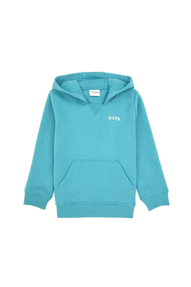 Детское худи для мальчиков с капюшоном U.S. Polo Assn., Dark Mint