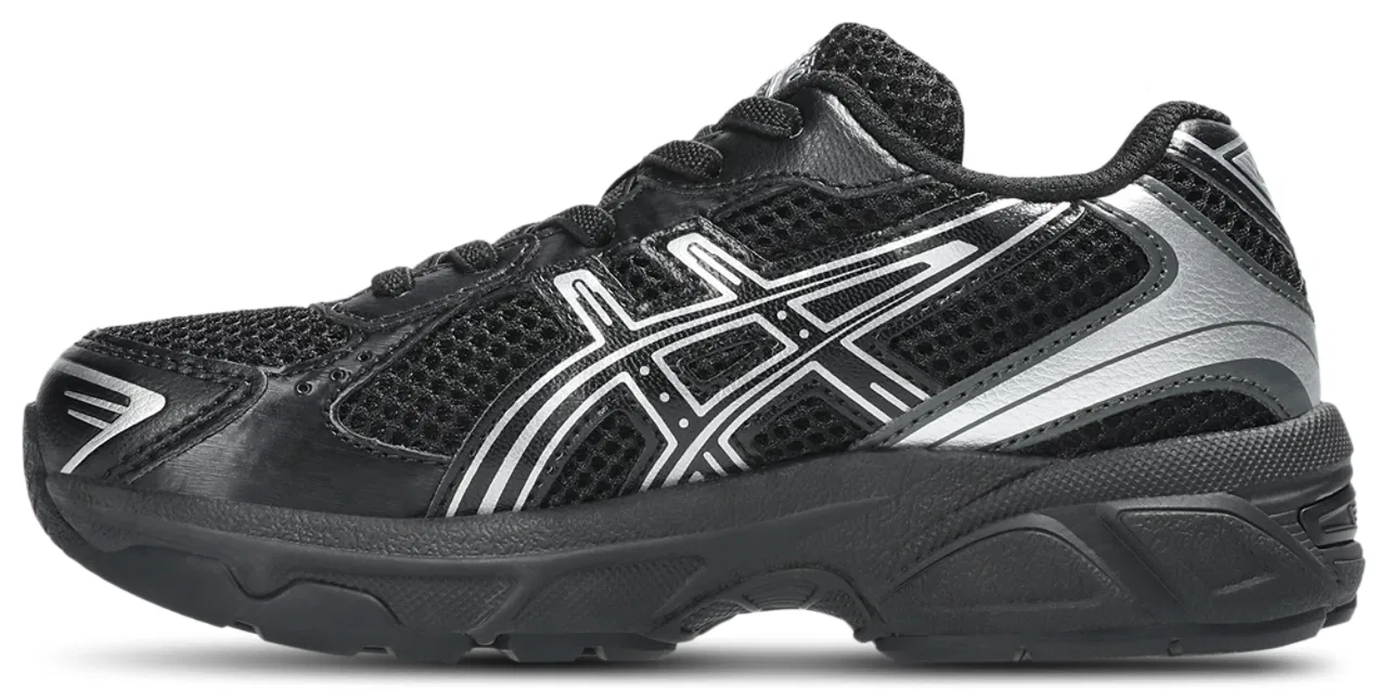 Кроссовки для мальчиков GEL-1130 ASICS, цвет Black/Pure Silver — фото 2