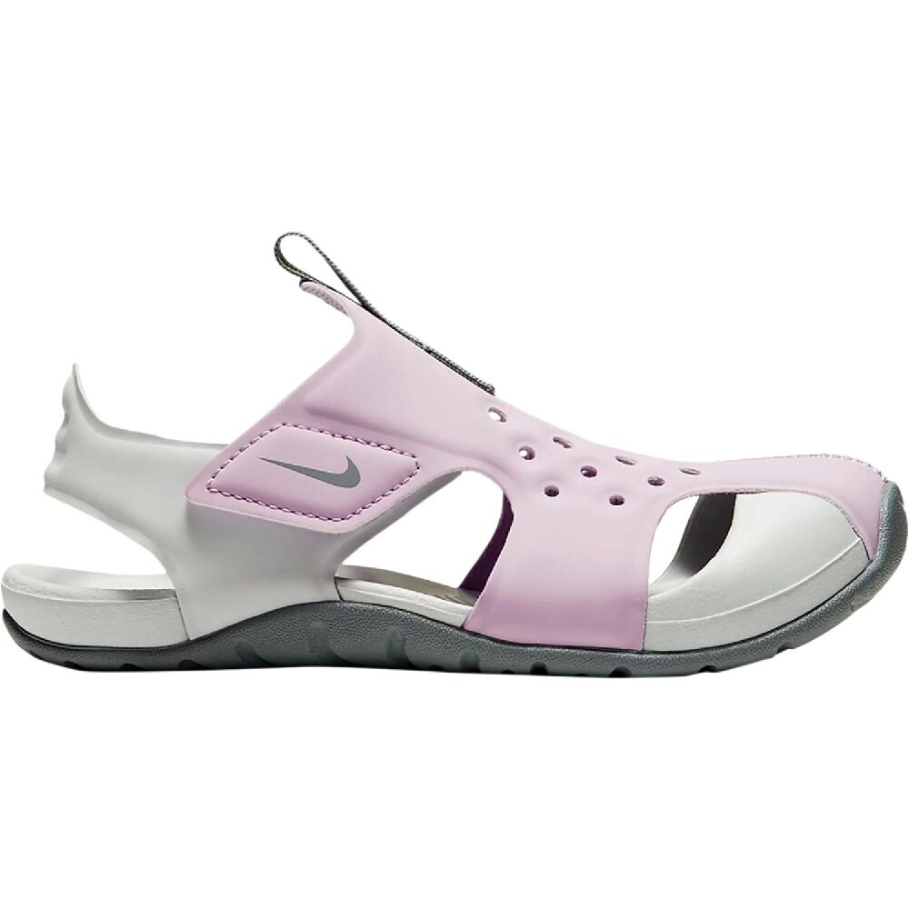 

Сандалии Nike Sunray Protect 2 PS Iced Lilac, белый/розовый