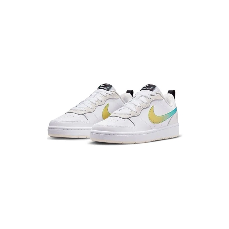 Кроссовки для мальчика Nike Court Borough Low 2 SE, Белый — фото 3