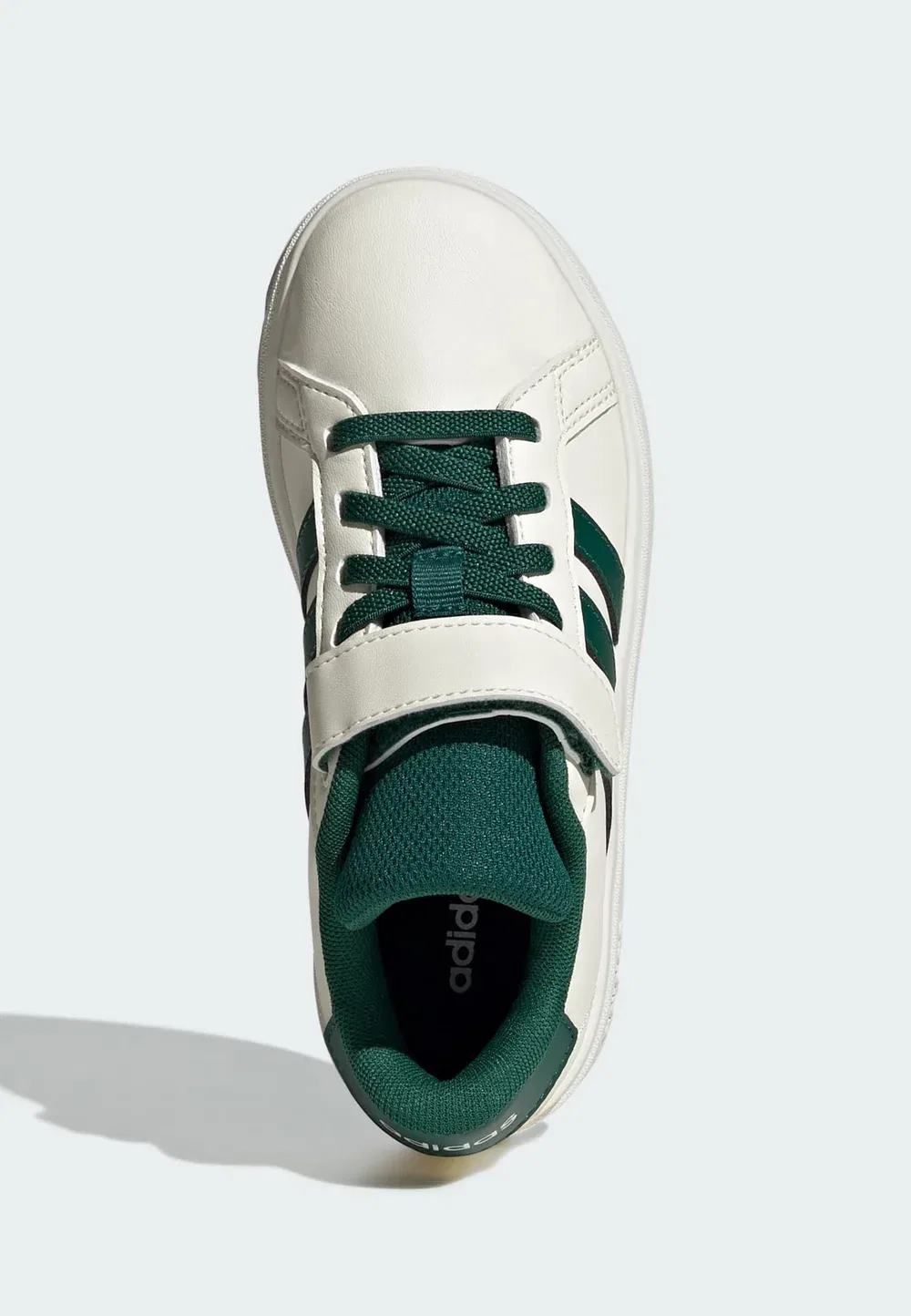Deporte grand court 2.0 - теннисные кроссовки для грунтовых кортов Adidas Sportswear, Off White Collegiate Green Core Black — фото 3