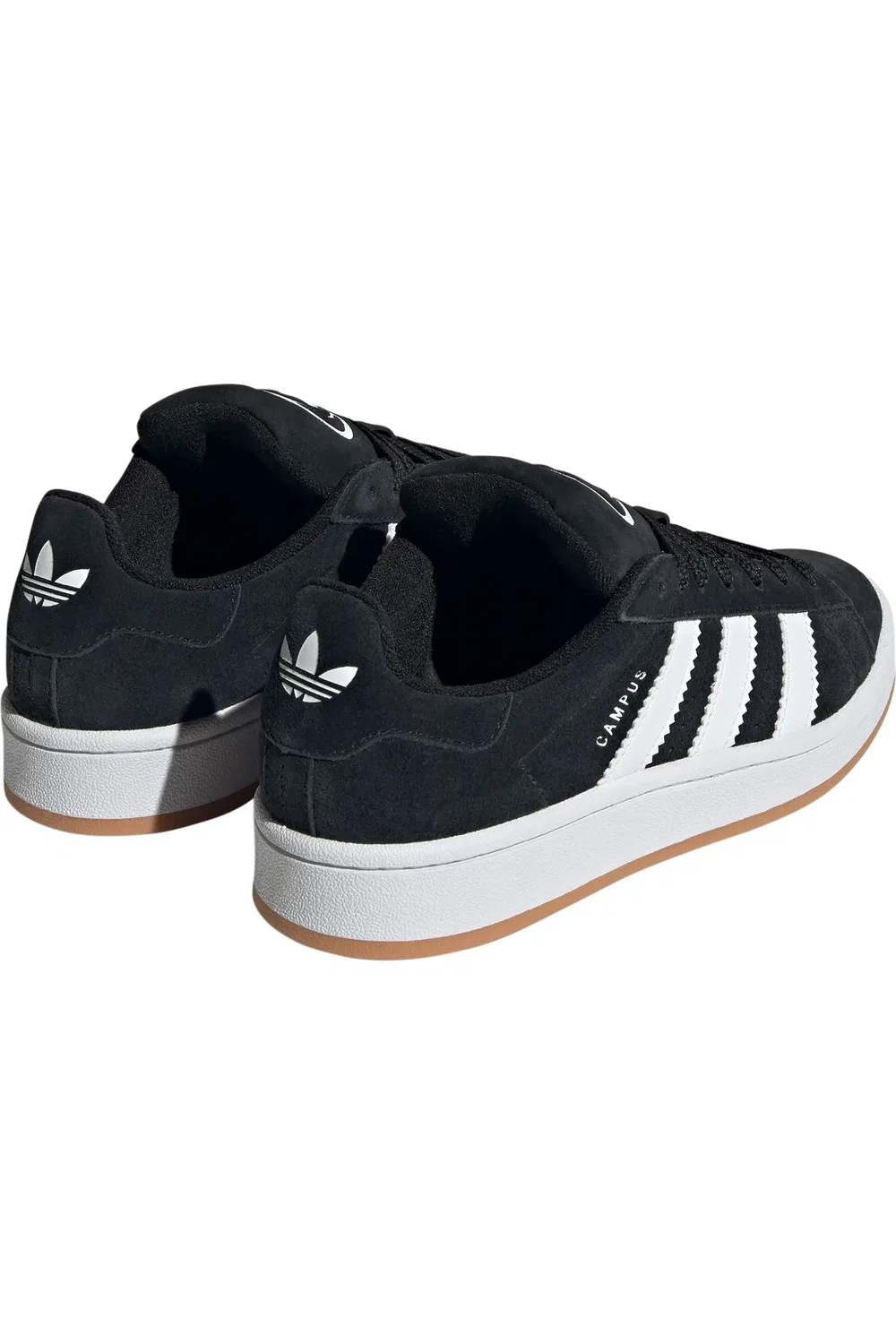 Детские кроссовки на шнуровке Campus 00s adidas, Black/White/White — фото 2
