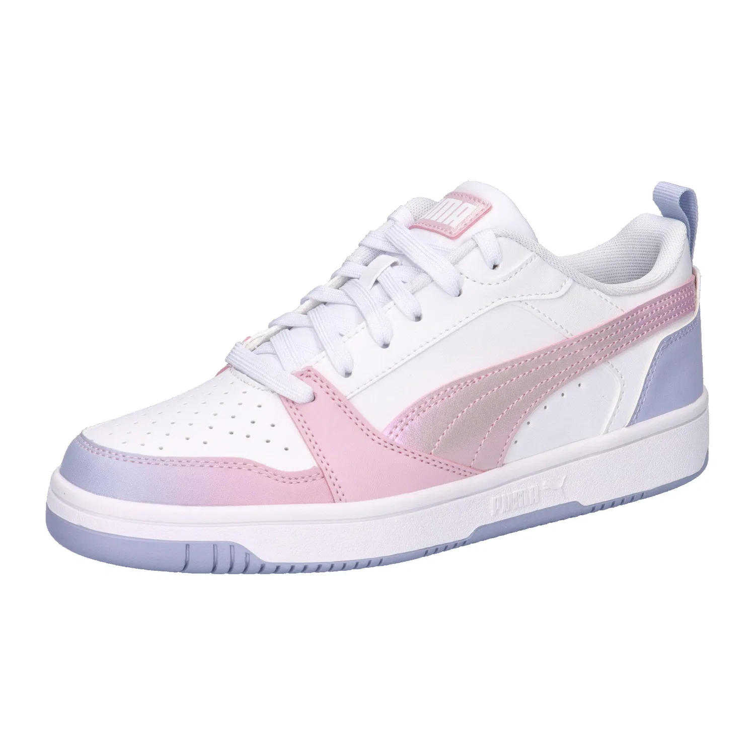 Детские кроссовки с принтом Rebound V6 Lo Blurry Dreams Jr Puma, Weiss