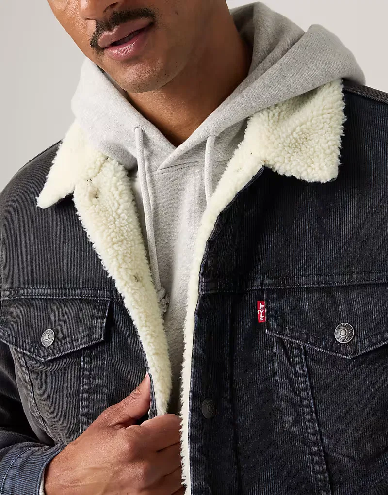 Куртка-тракер sherpa type iii из вельвета Levi's, мультиколор — фото 3