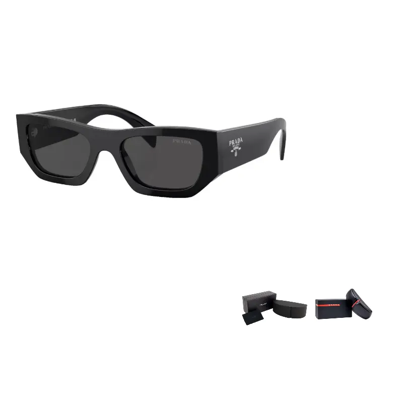 

PRADA Геометрические солнцезащитные очки, Black