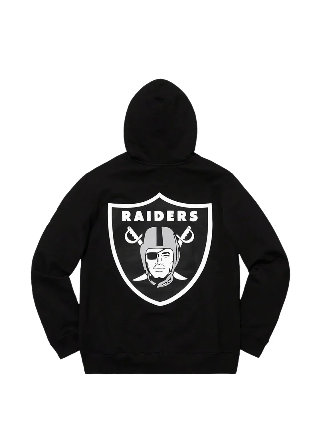 Худи с логотипом из коллаборации с Raiders '47 Supreme, черный — фото 2