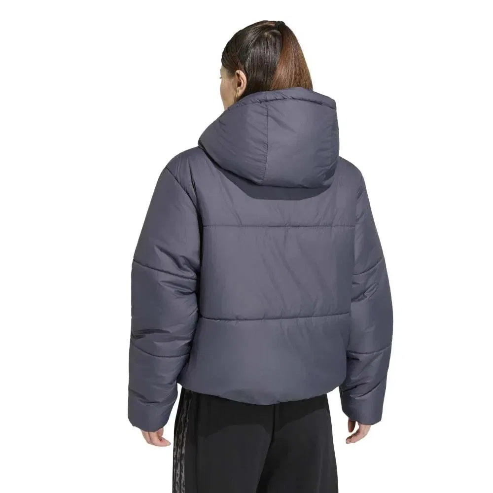 Женская куртка-пуховик с утеплителем Climawarm Adidas Essentials BTS, Grey — фото 2