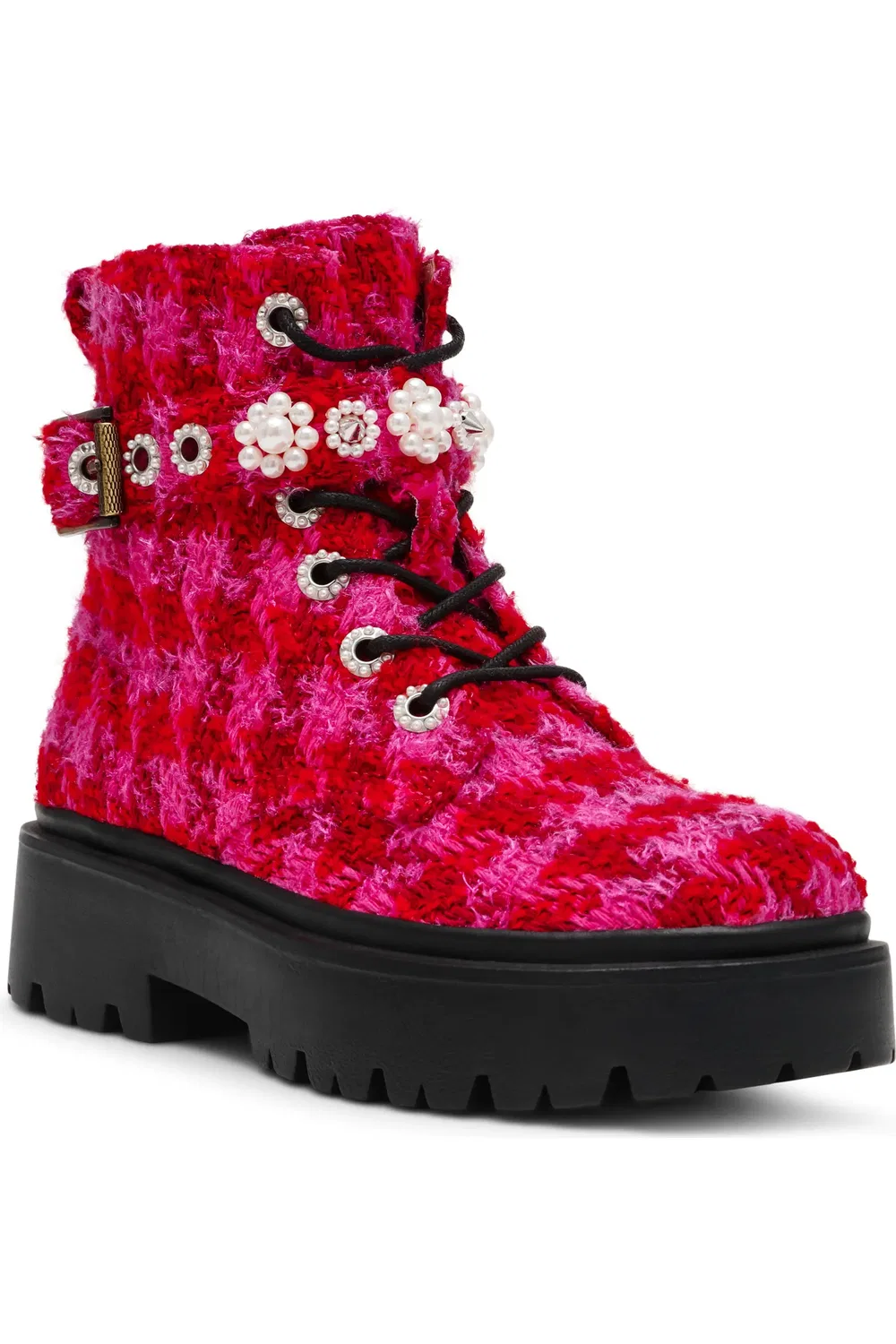 Детские ботинки на платформе Hethr Betsey Johnson, Fuchsia Multi