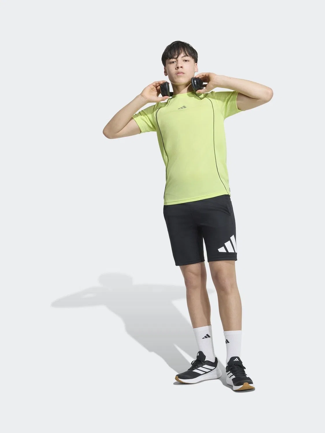 Футболка с реглан-рукавами, J-Tech Apparel adidas, желтый — фото 4
