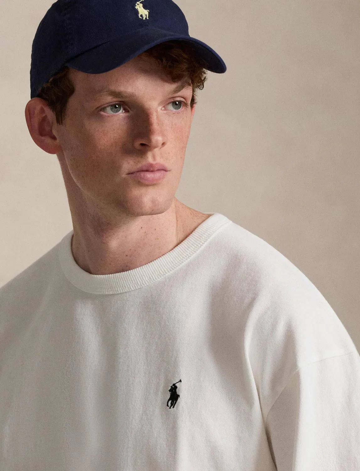 Толстовка Relaxed Fit Polo Ralph Lauren, Bianco — фото 4