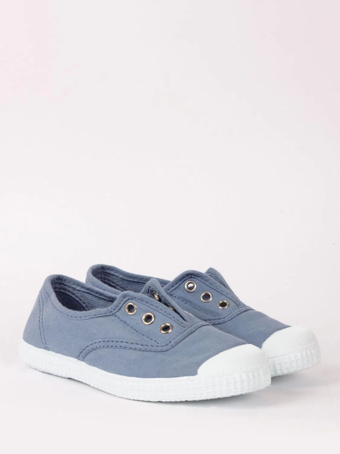 Кеды из хлопка, модель Blue Canvas Pumps Trotters London, синий — фото 3