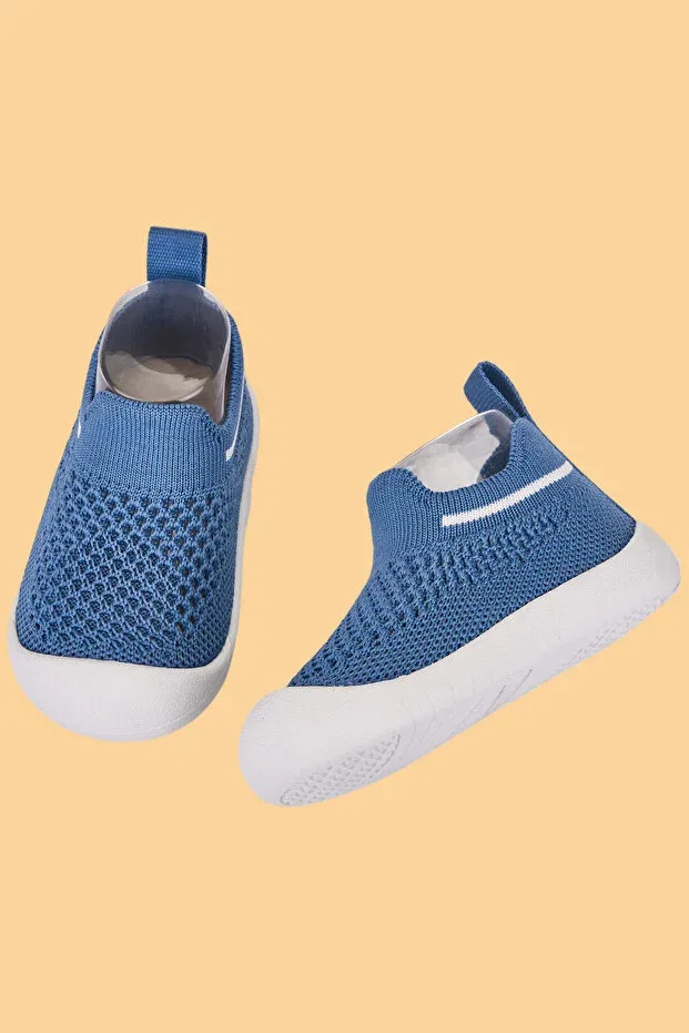 Детские спортивные туфли для девочек с ортопедической стелькой Mumenim, Navy Blue