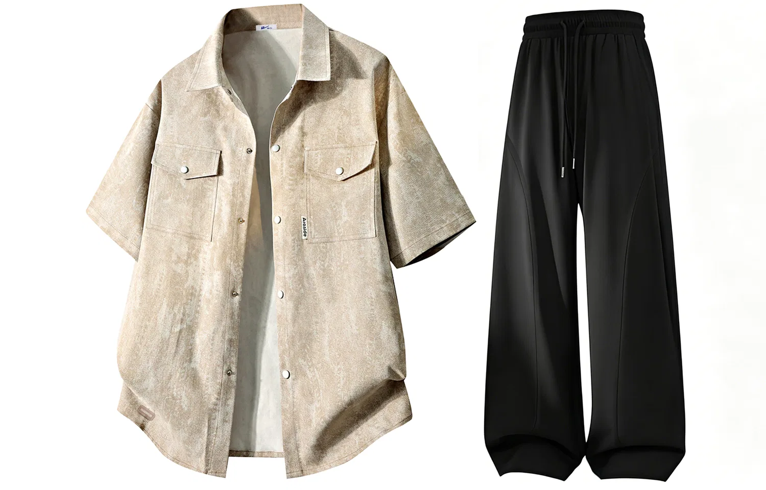 Детский комплект футболок с шортами Khaki Short-Sleeved 2-Piece Set WARRIOR