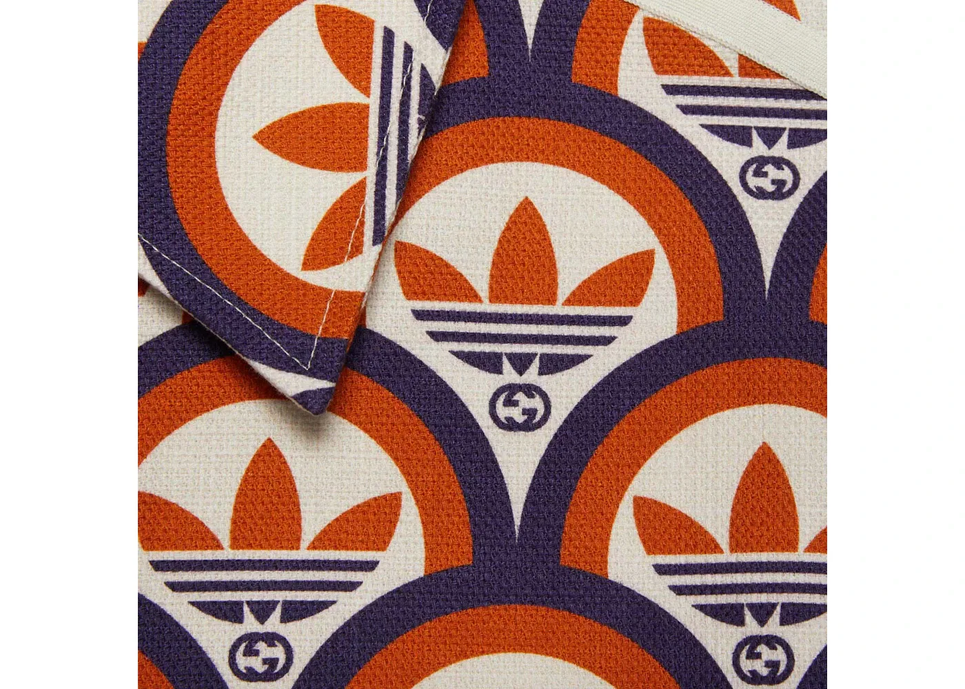 Женская рубашка с принтом Interlocking G And Trefoil Gucci, Multicolor — фото 2
