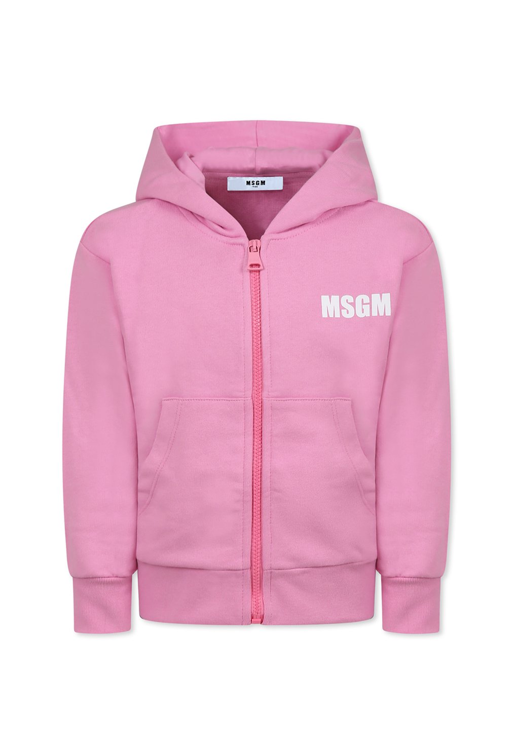 

Толстовка на молнии CON CAPPUCCIO MSGM, фуксия