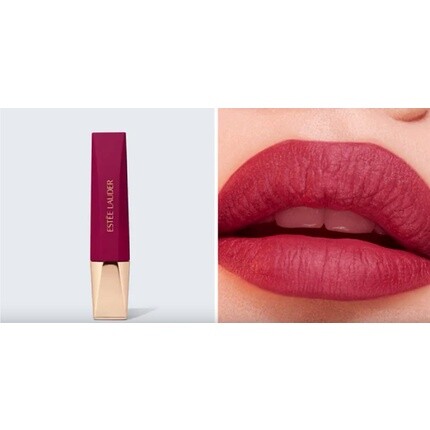 Матовая жидкая губная помада Pure Color с мягким сердцем и маслом моринги, Estee Lauder — фото 3