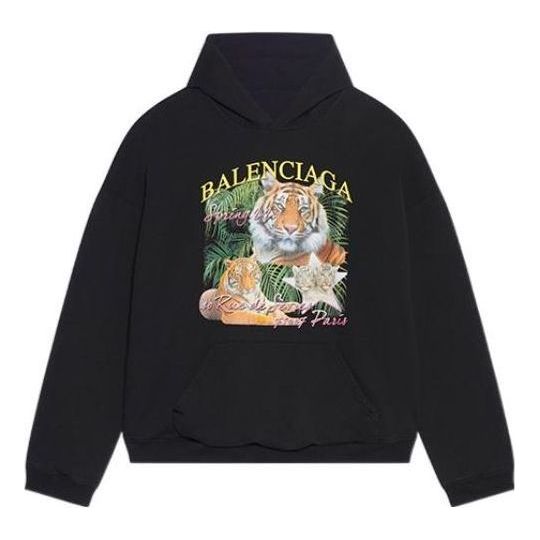 

Толстовка year of the tiger fbi revesible hoodie 'navy' Balenciaga, синий