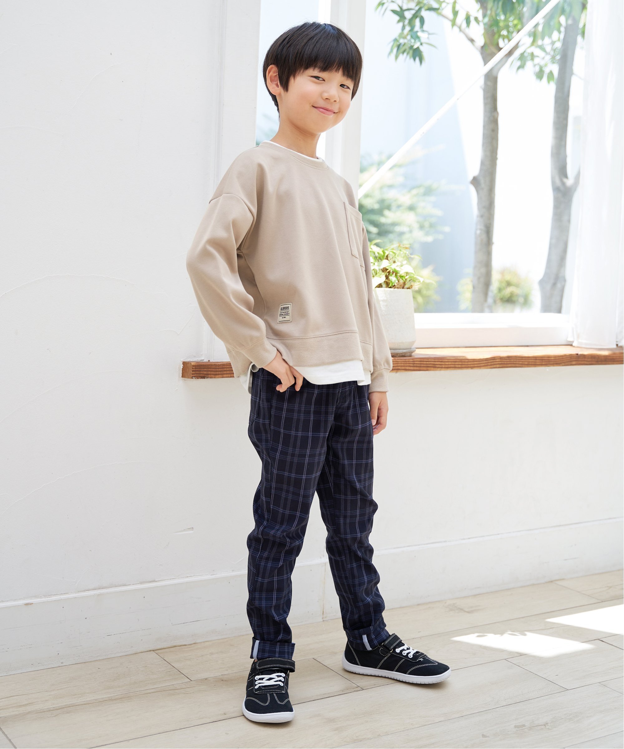 Пуловер GOKU Easy Pique из картона (120-160 см) Ikka, Navy blue — фото 4