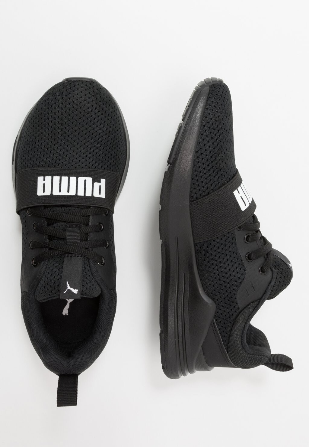 

Кроссовки нейтрального цвета WIRED RUN JR UNISEX Puma, цвет black