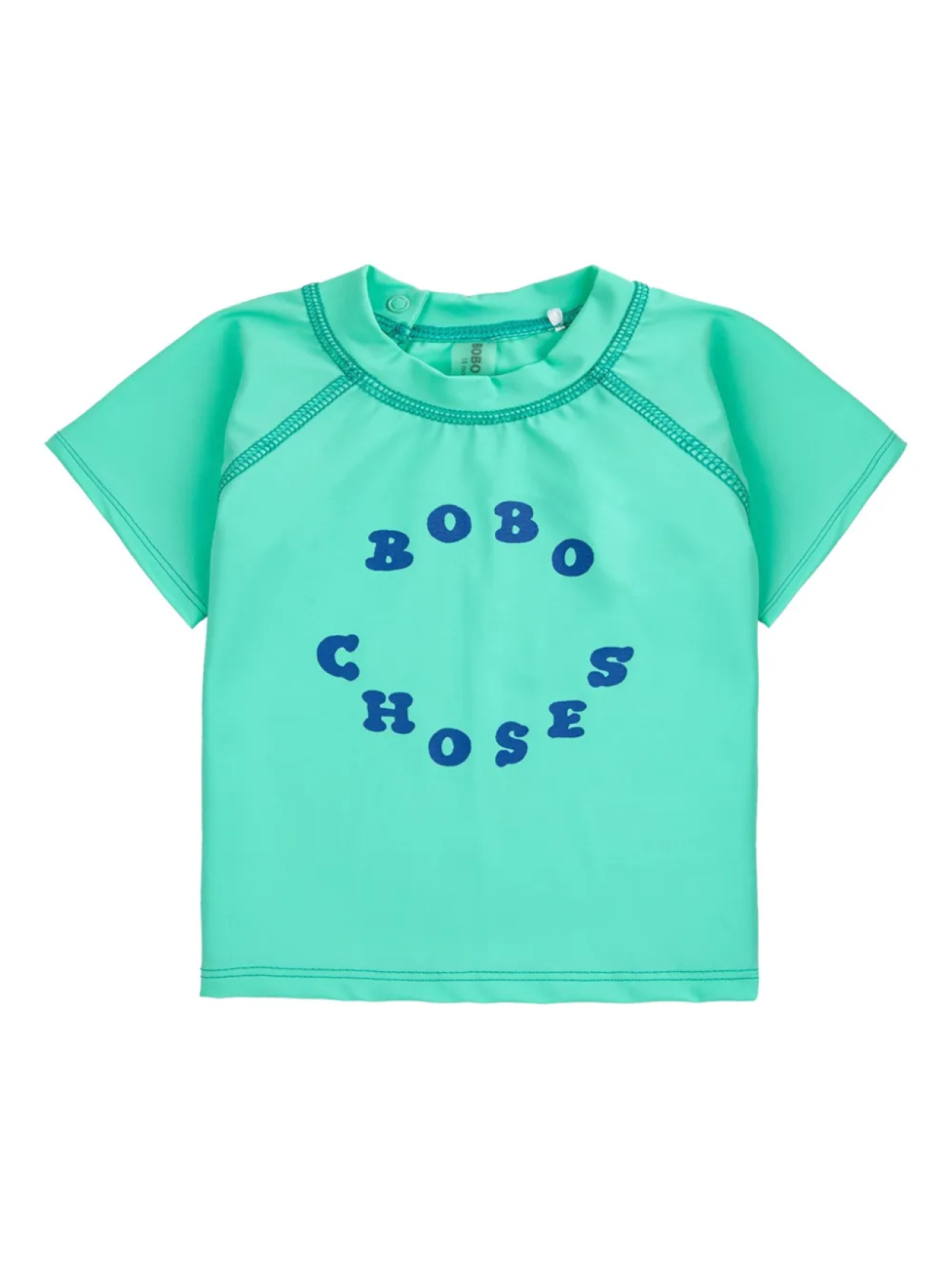 

Футболка Bobo Choses с круглым логотипом для плавания и защиты от солнца, зеленый