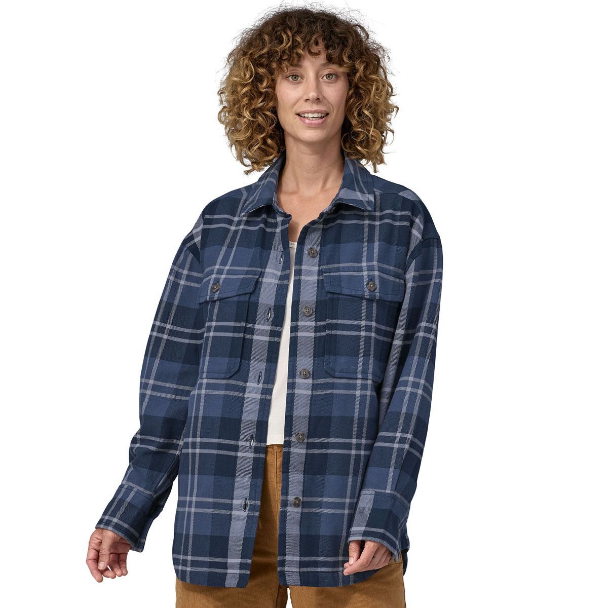 

Тяжелая фланелевая рубашка оверсайз из фьорда Patagonia, мультиколор