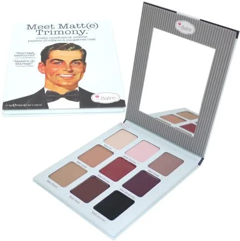 Палетка теней для век The Balm Meat Matte Nude, 9 оттенков, 21.6 г