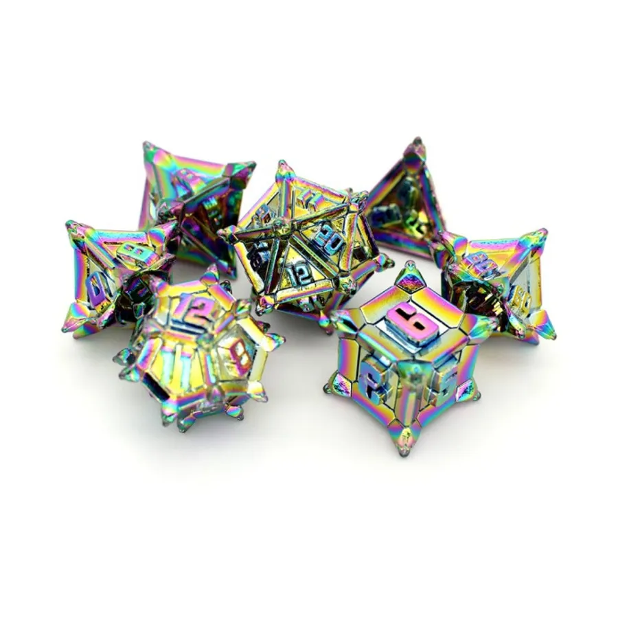 

Поликомплект Stabby Bois (7), Wood and Metal Dice (Dice Envy)