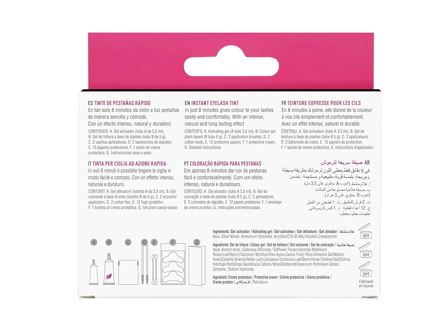 Краска для ресниц Beter Brow Instant, черная, 70 г ‎Beter, Black Eyelash Tint — фото 3