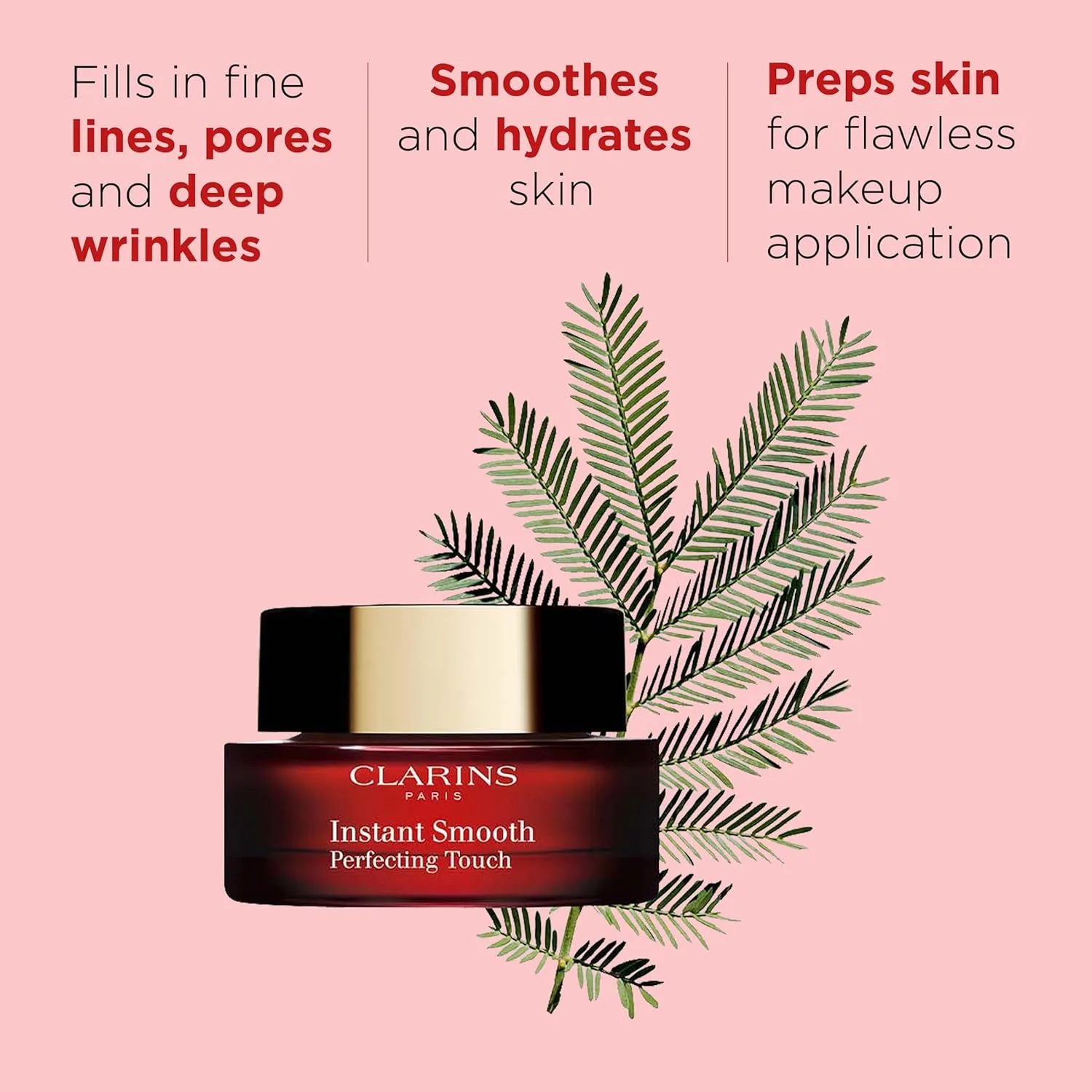 Clarins Instant Smooth Face Primer и Beauty Flash Balm набор | Разглаживающий праймер для лица | 3-в-1 крем для сияния, база под макияж или 10-минутная маска | Для всех типов кожи — фото 2