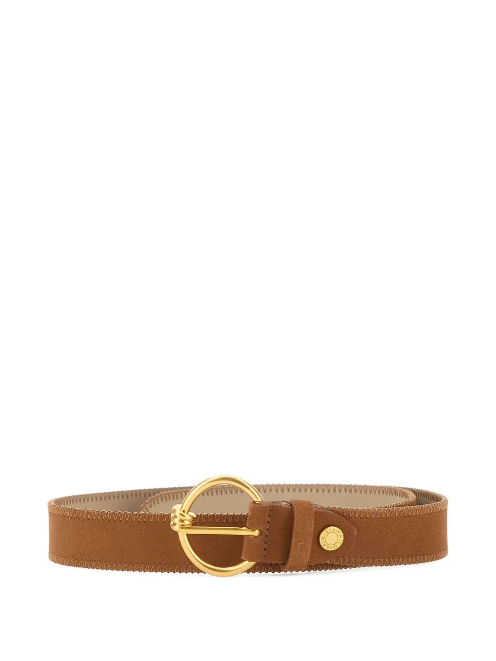 

Ремень с пряжкой GIANNI CHIARINI, коричневый