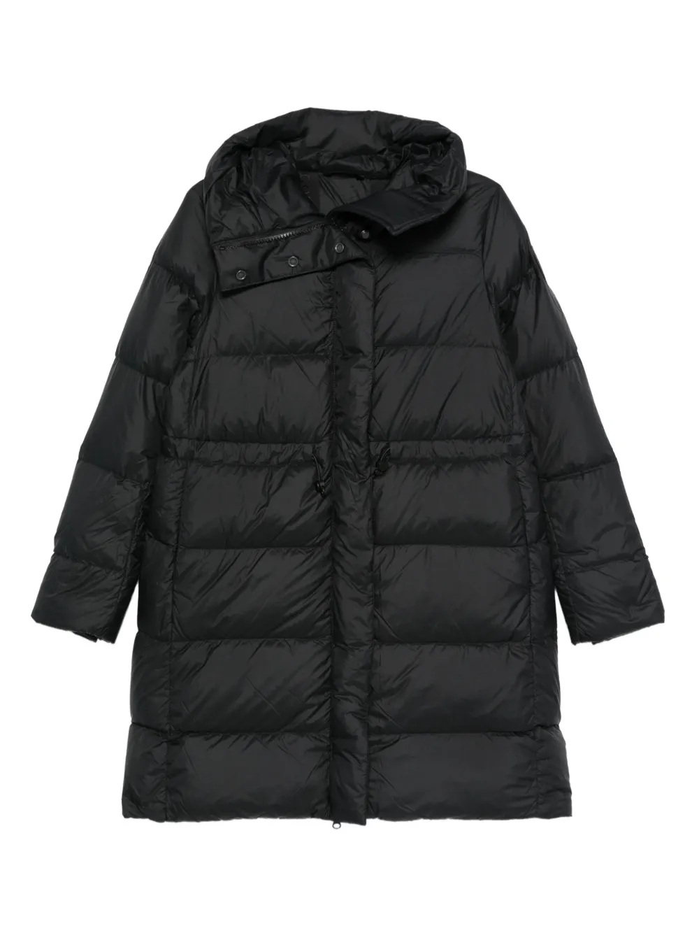 

Стеганое пальто с капюшоном Canada Goose, черный