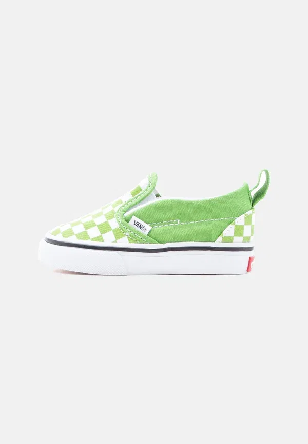 Слипоны Vans, цвет лаймовый всплеск