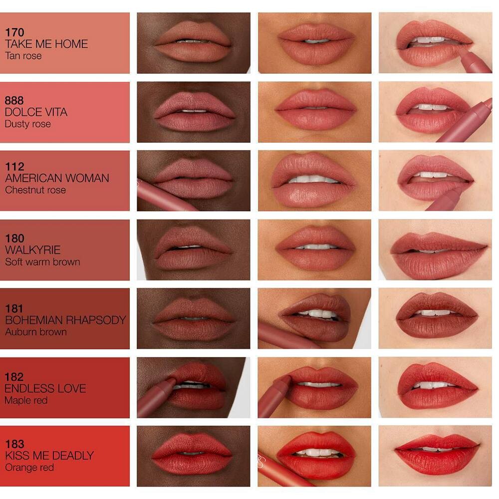 NARS Powermatte Высокоинтенсивный стойкий карандаш для губ, цвет Dolce Vita — фото 4