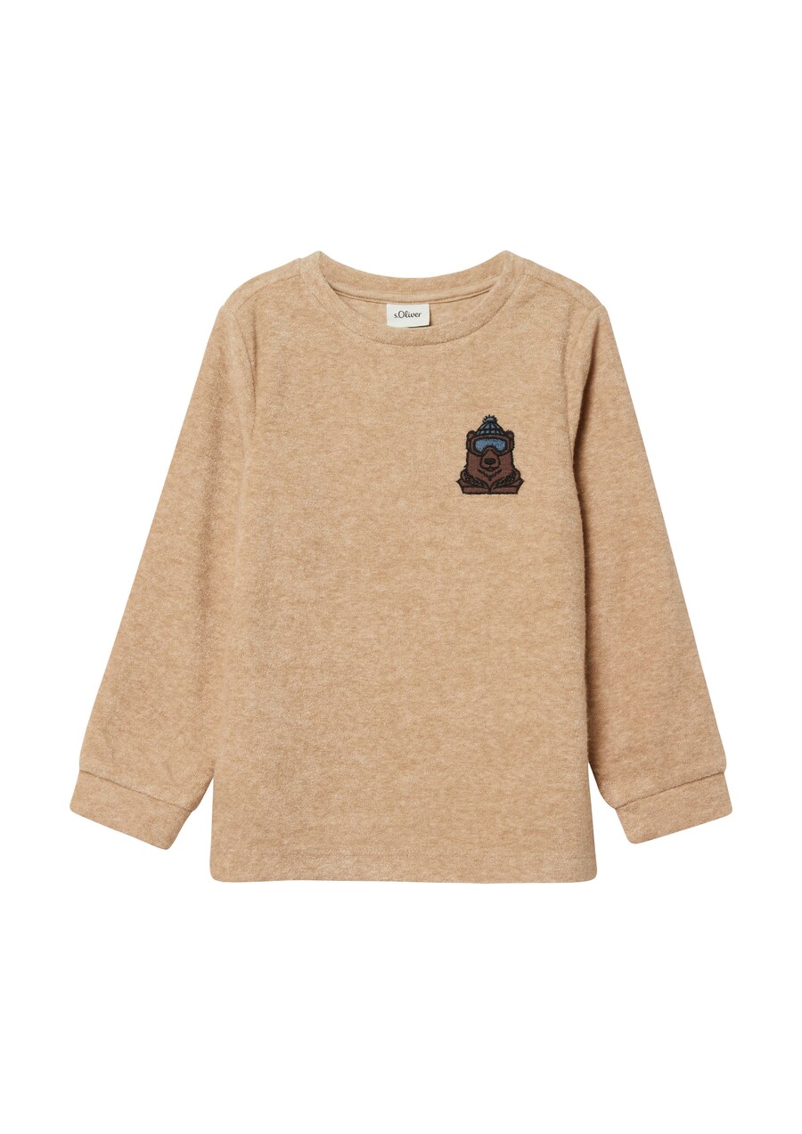 

Рубашка s.Oliver, светло-коричневый/темно-коричневый