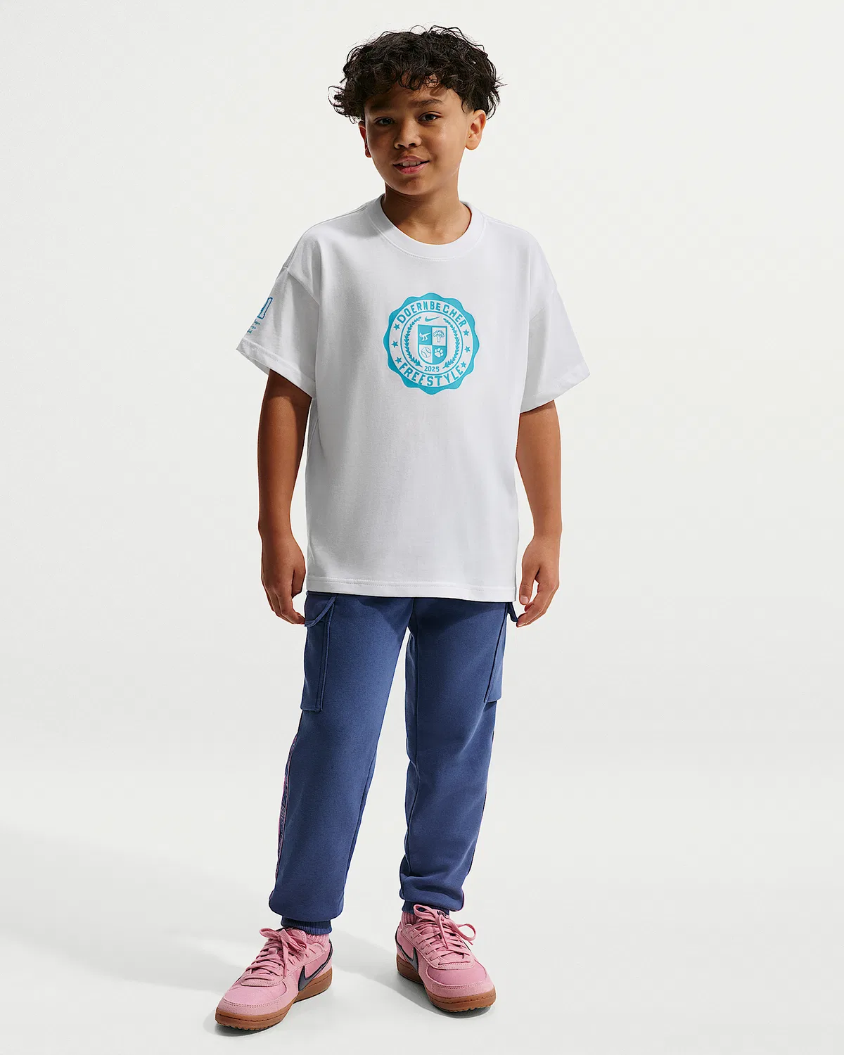 Детская футболка Max90 Nike Club x Doernbecher Freestyle, White — фото 4