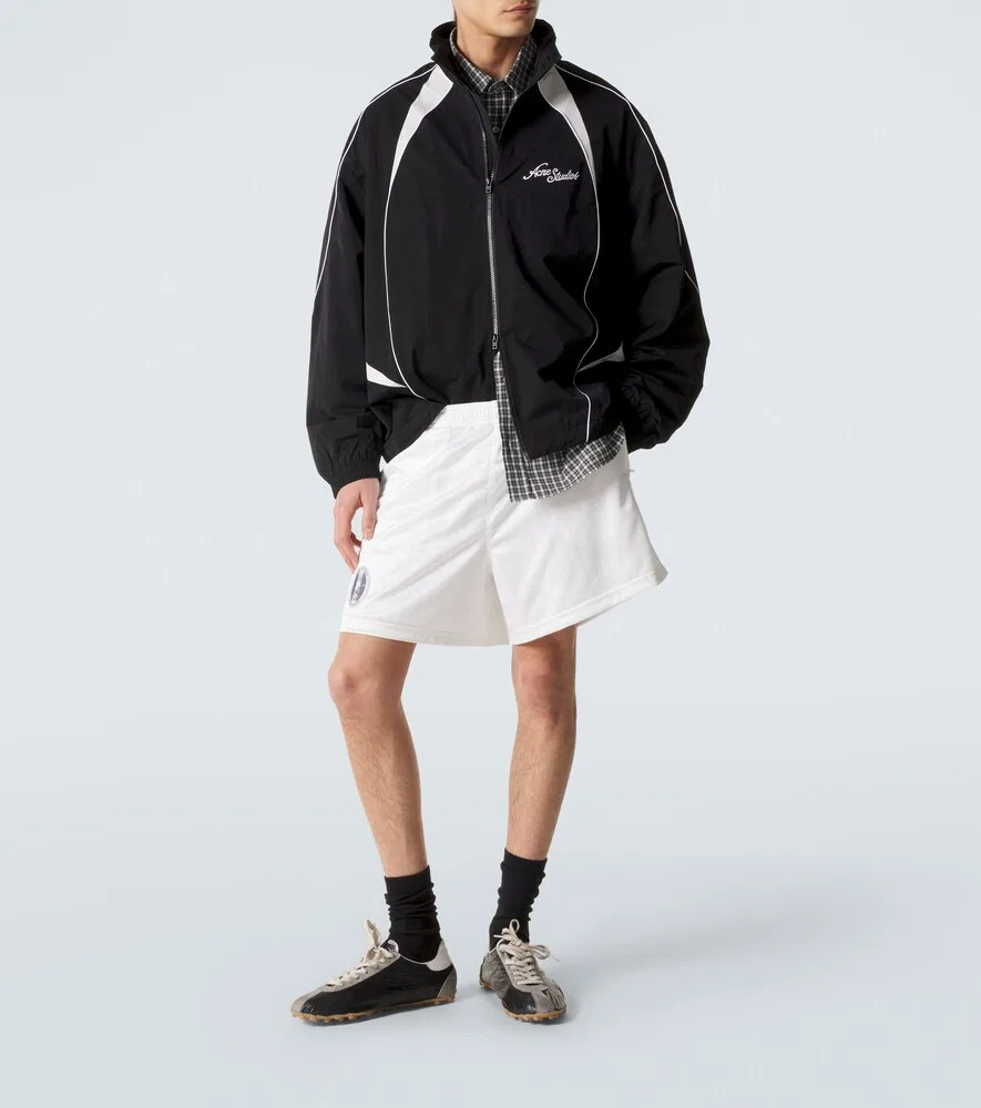 Полосатые шорты Ронсо Acne Studios, белый — фото 2