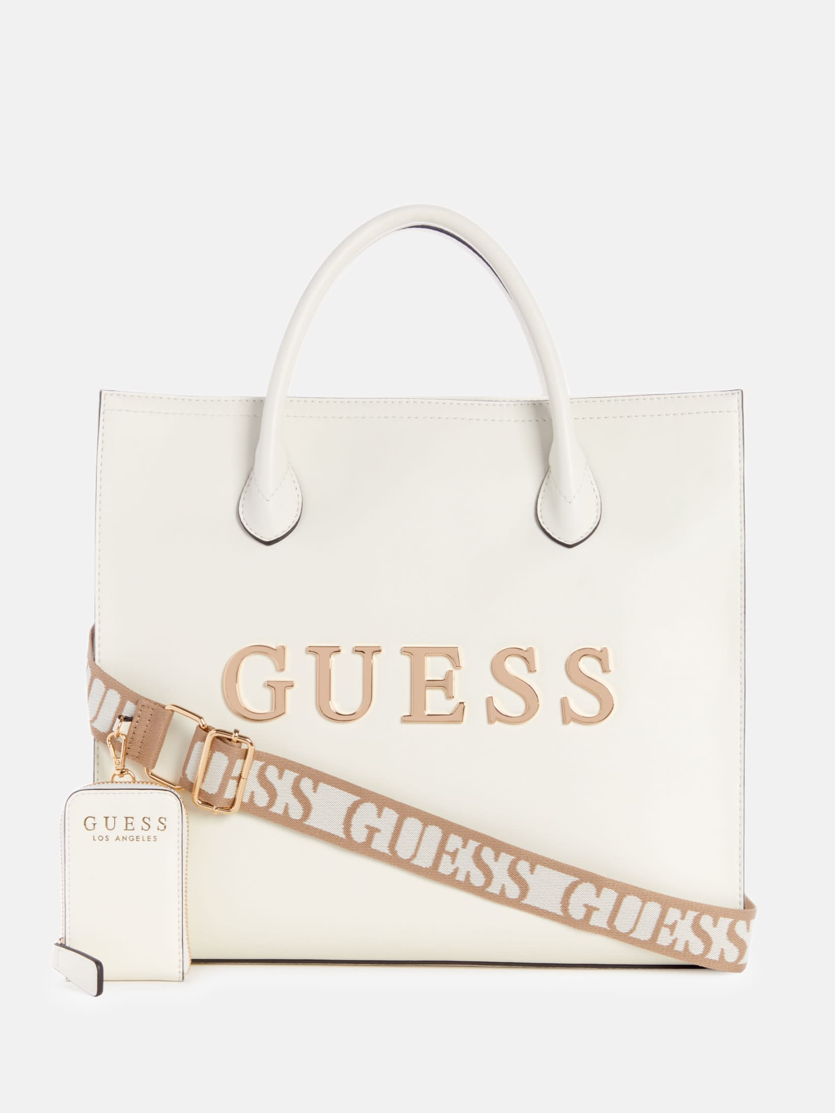 

Сумка-тоут Caracara Guess Factory, кремовый, Бежевый, Сумка-тоут Caracara Guess Factory, кремовый