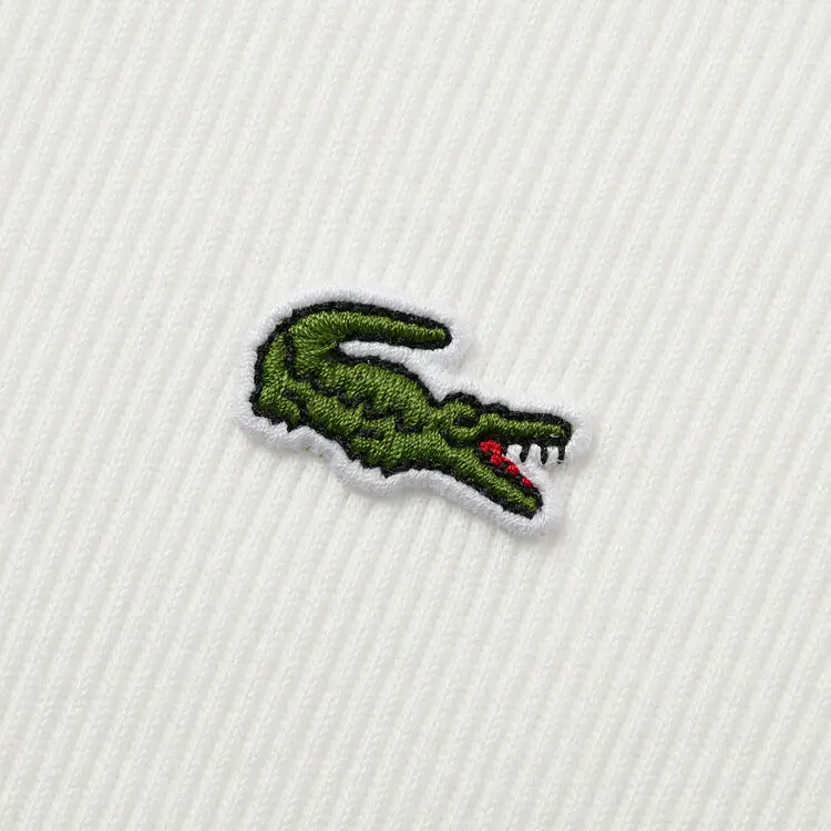 Футболка Lacoste Regular Women's, белый с розовым — фото 2