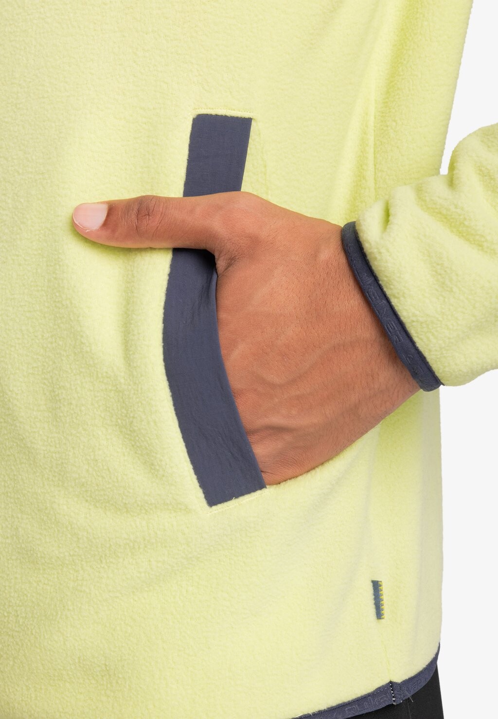

Флисовый джемпер NO DESTINATION 2 HALF SNAP Quiksilver, зеленый