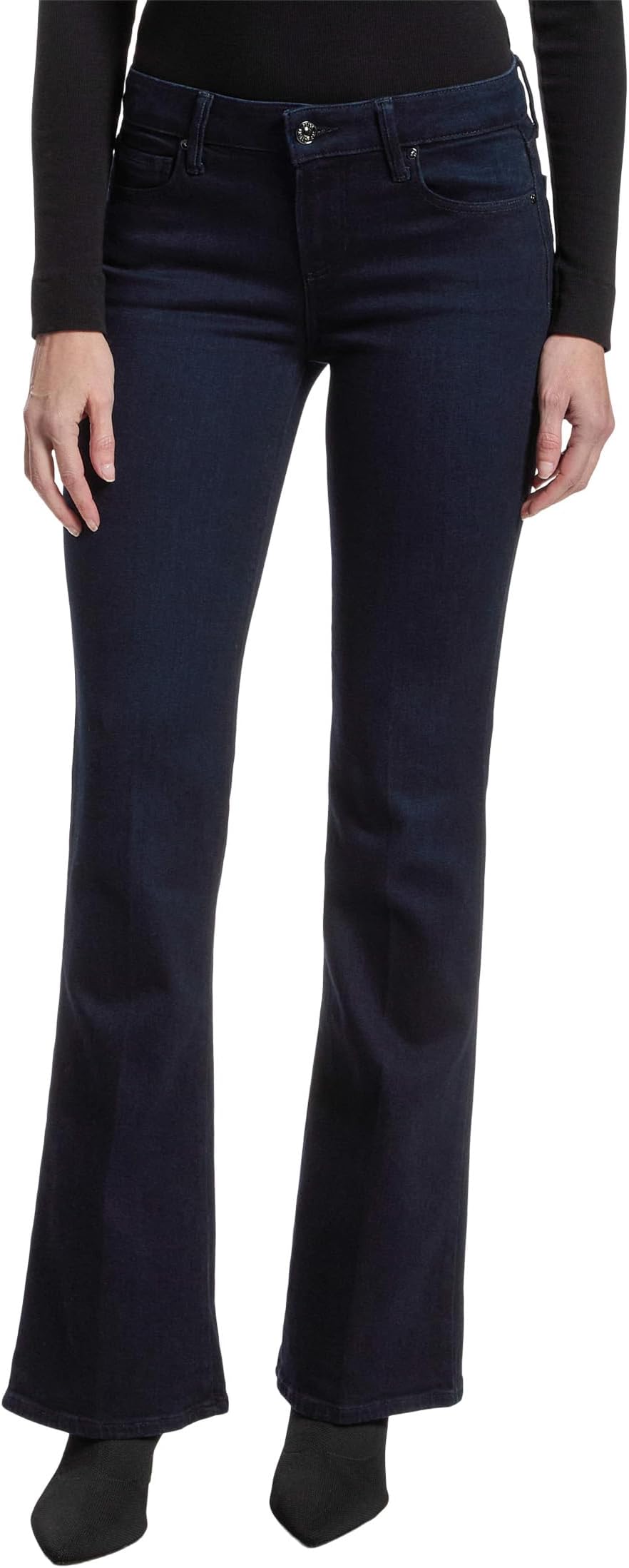 

Джинсы Paige Women's Laurel Canyon 32" Seamed Beltloops In Thames, Thames