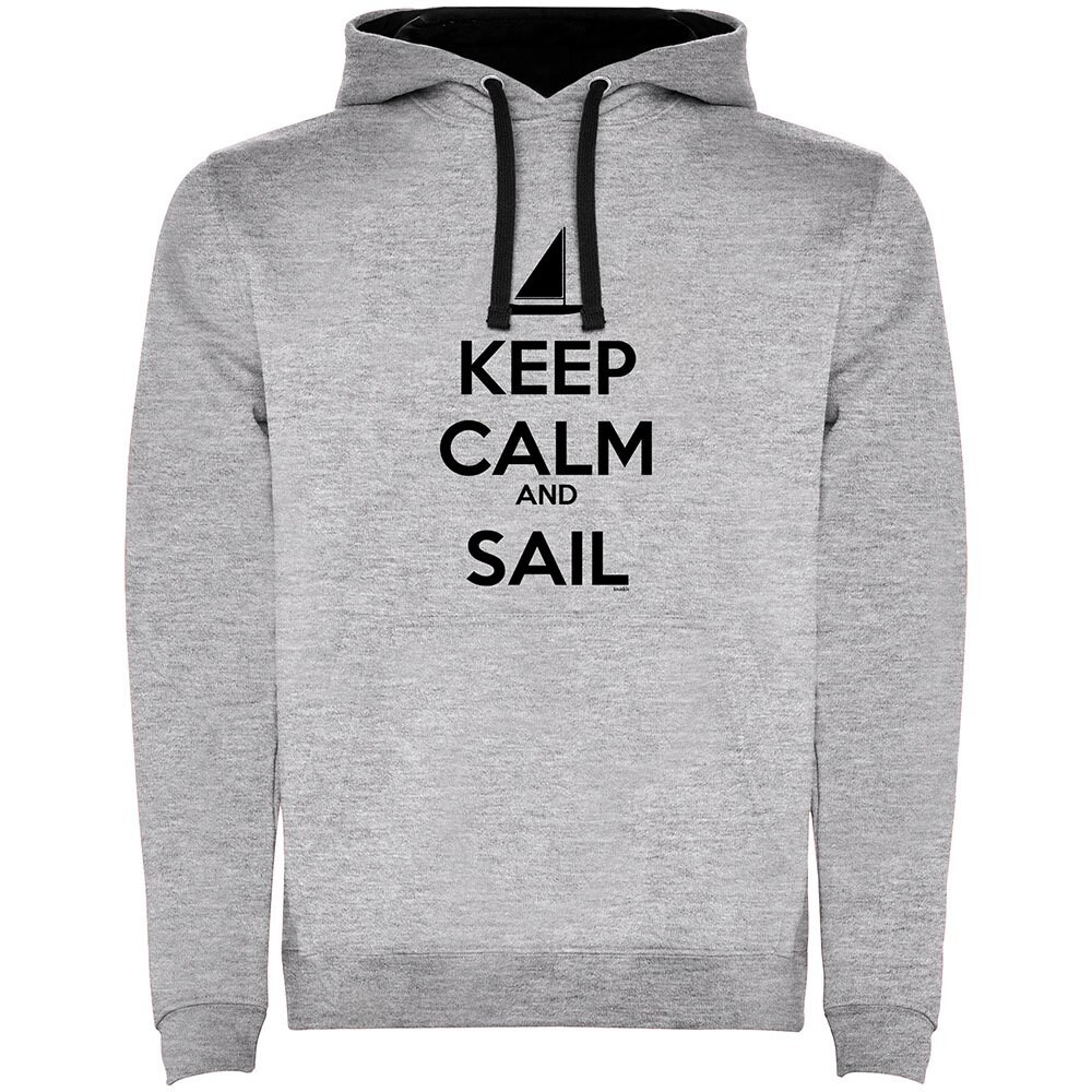 

Худи Kruskis Keep Calm And Sail Two-Colour, серый