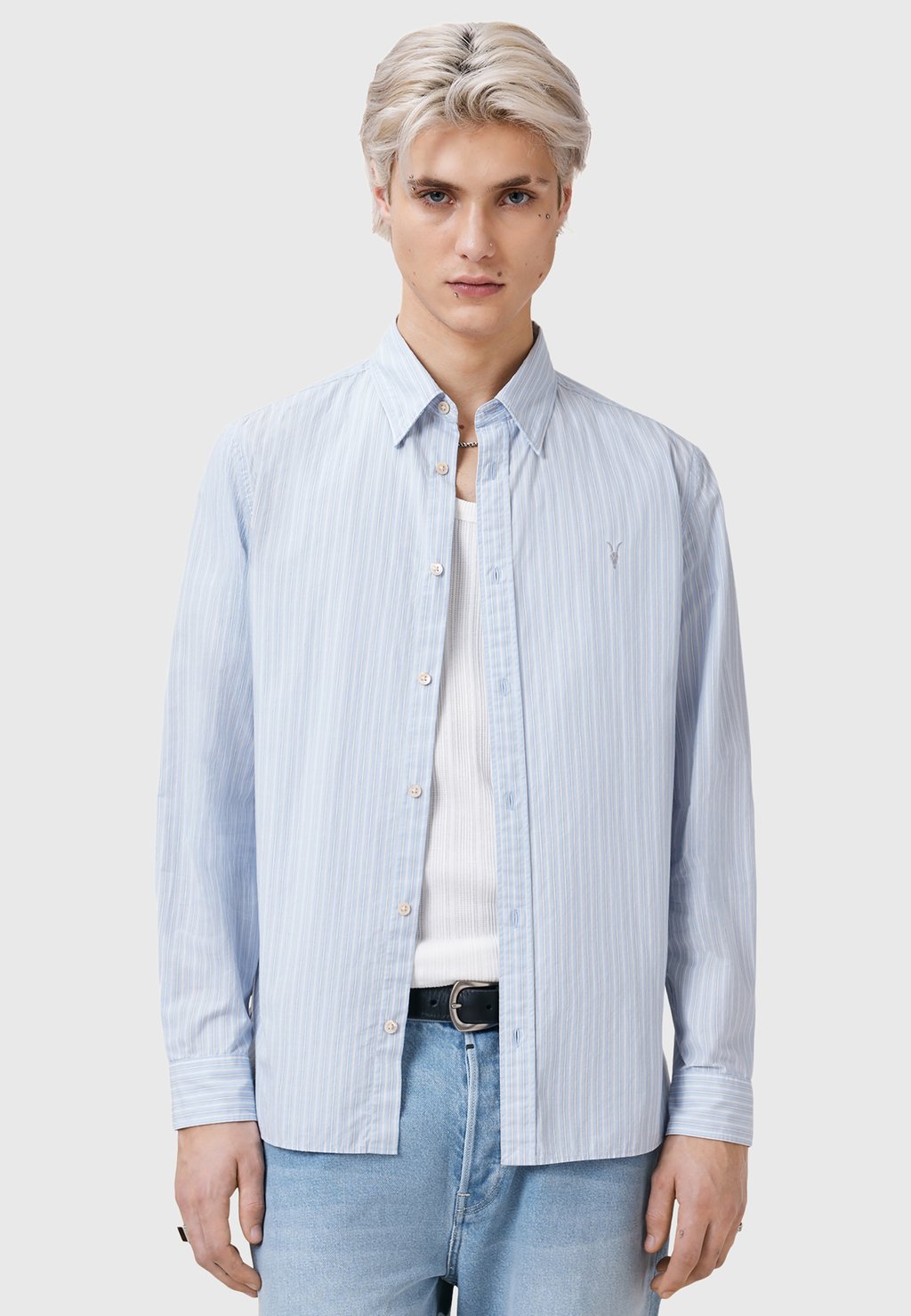 

Рубашка AllSaints, синий