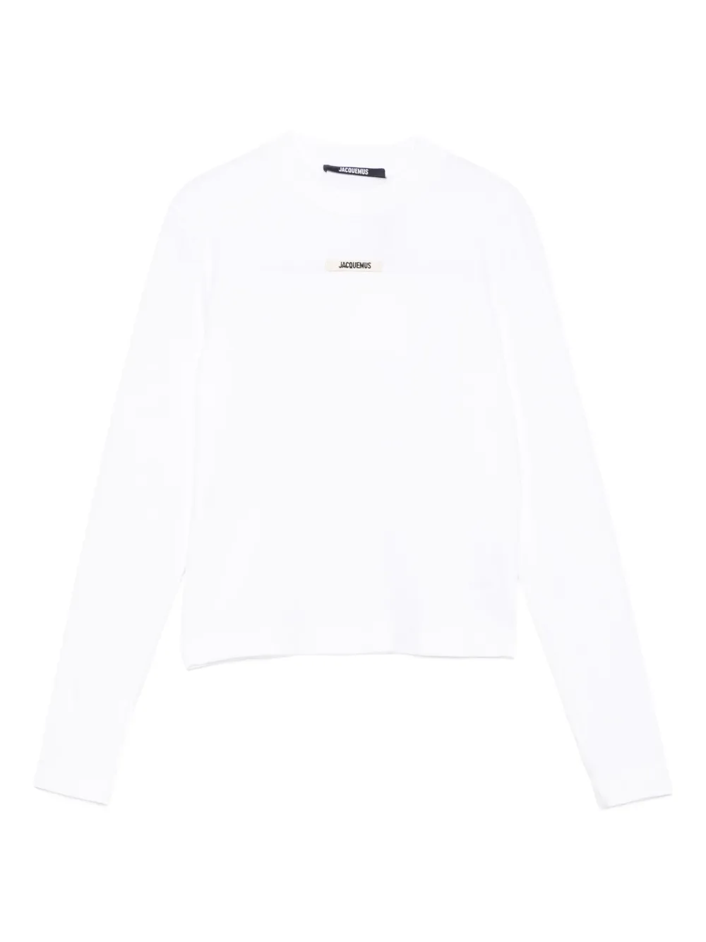

Футболка с длинными рукавами и нашивкой-логотипом JACQUEMUS, белый