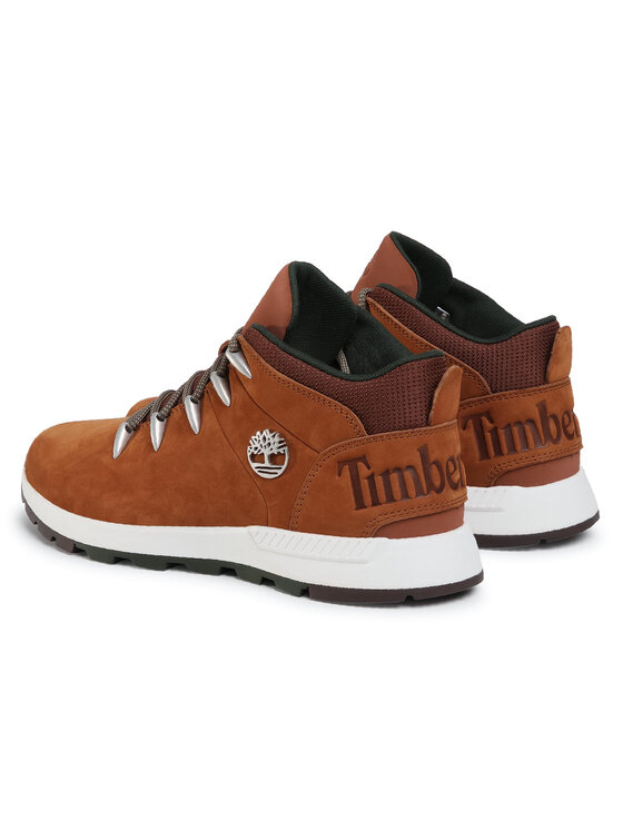 Мужские ботинки Timberland Sprint Trekker кожаные на шнуровке, коричневый — фото 3