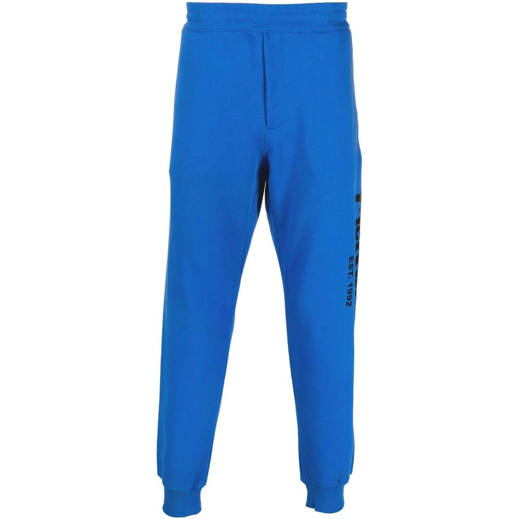 Alexander McQueen Брюки спортивные вязаные мужские royal blue — фото 3