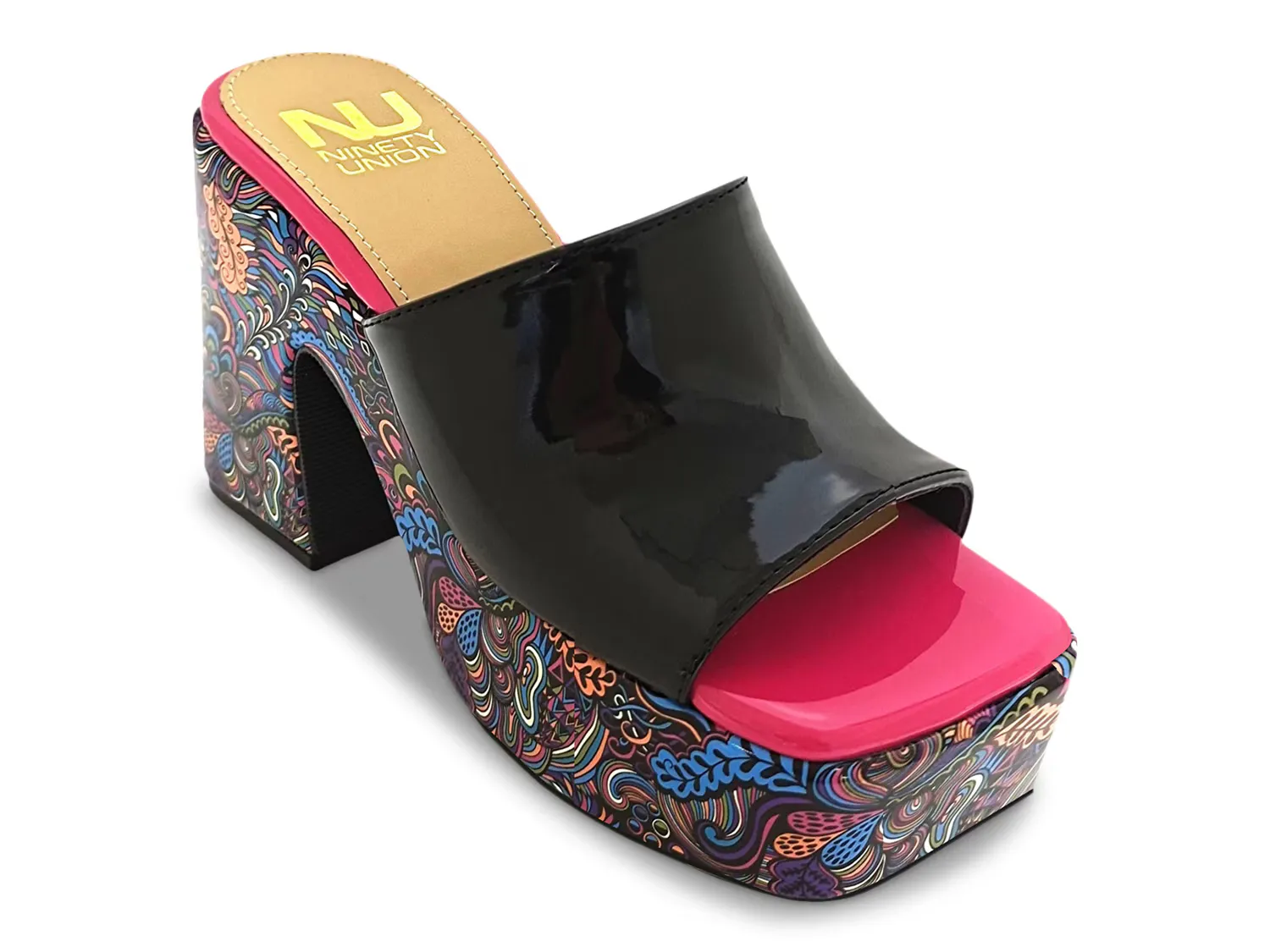 

Сандалии Porto Platform Sandal Ninety Union, цвет blackpaisleyprint