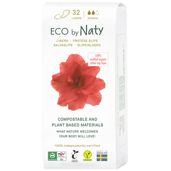 

Гигиенические прокладки, 32 шт./1 упаковка. Eco By Naty Normal