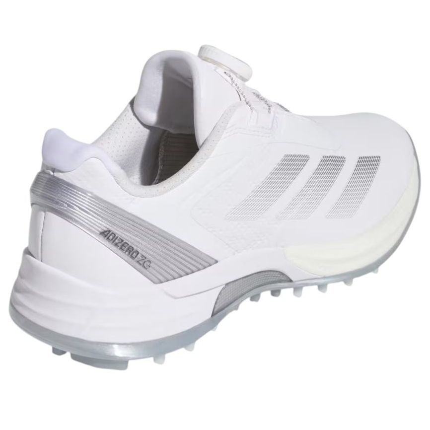 Кроссовки (WMNS) adidas Adizero ZG Low Cut Boa Spikeless Golf 'Cloud White Silver Metallic' — фото 4
