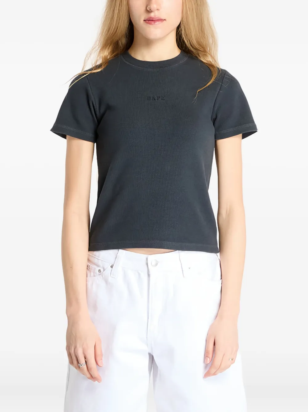 

Футболка с вышитым логотипом A BATHING APE, черный